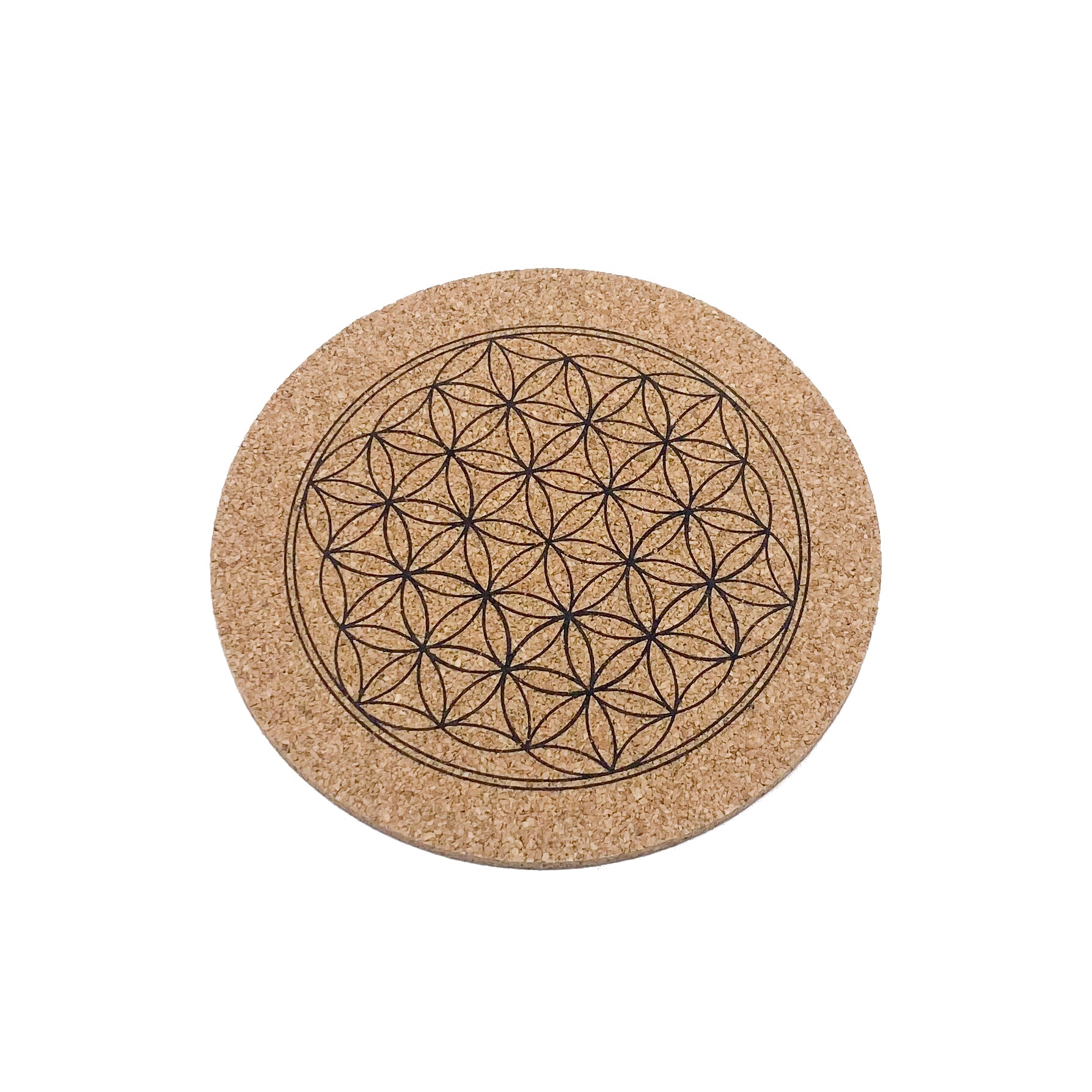 Crystal Grid - Cork - Mini Flower of life